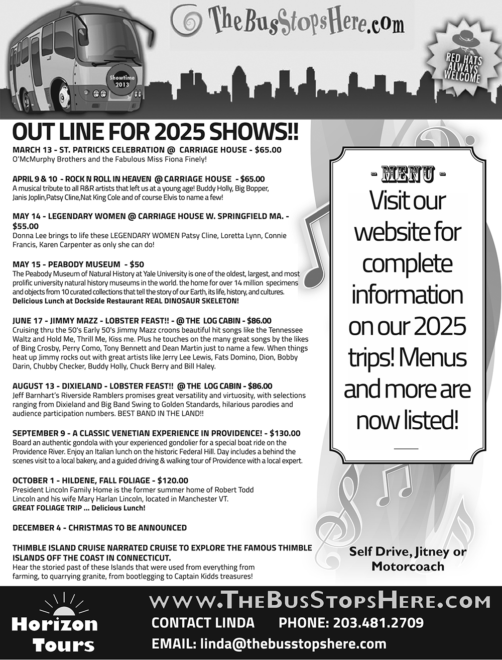 2025 line up!